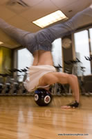 "Taps" when you maintain headspins by tapping with your hands