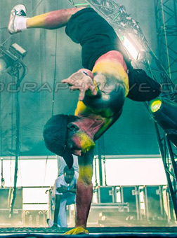 Breakdancing Ninja Performing