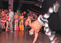 Warming up Between Shows during Freaknight