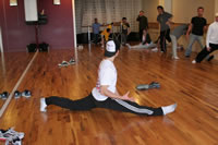 Teaching a Class the Front Split